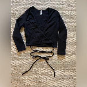 American Apparel Wrap crop top